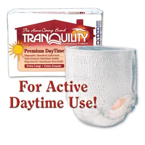 [2107] Underwear, X-Large Daytime DAU, 48"- 66", 210-250 lbs, 25 fl oz Capacity, 14/pk, 4 pk/cs