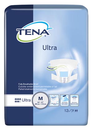 [67351] Ultra Briefs, Convenience Pack, Large, 48" - 59" Hip Size, Blue, 12/pk, 6 pk/cs