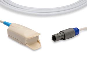 [S410-65D0] Direct-Connect SpO2 Sensor, Adult Clip, General Meditech, Inc. Compatible