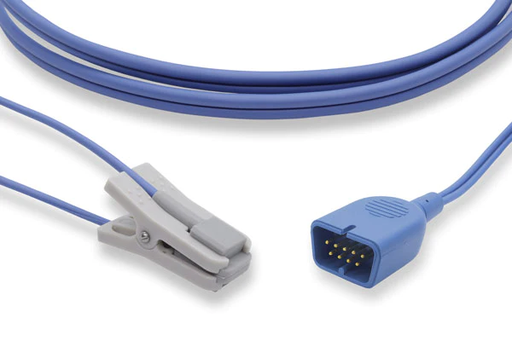 [S905-160] Short SpO2 Sensor, Adult Ear Clip, Nihon Kohden Compatible w/ OEM: S143-012434