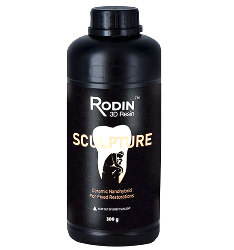 [3DR-CNR-A1-300] PacDent 3D Resin, Rodin Sculpture Ceramic Nanohybrid, Shade A1, 300g