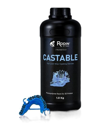 [3DR-CASTF] PacDent 3D Resin, Rodin Castable, 1kg