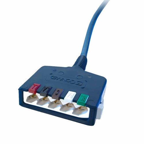 [D8538] Conmed D Series 5 Lead Individually Shielded ECG Safety Cable System for Spacelabs Ultraview