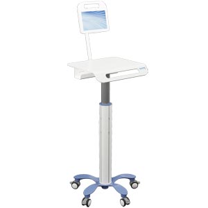 [TPM-Q-17548-REV1] WorkFlo Roll Stand, Adjustable Height, VESA Mount (Light Duty), Locking Casters