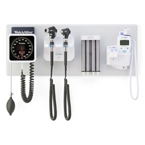 [777-PM2WAS-US] GS777 Integrated Wall System, PanOptic Ophthalmoscope, Macroview Otoscope, with BP, ST