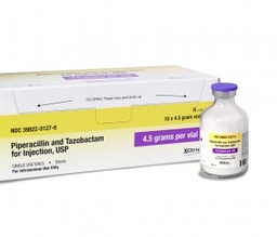 [39822012706] Piperacillin &amp; Tazobactam for Injection, USP (4.5 grams), 50mL, 10/ctn (Rx)