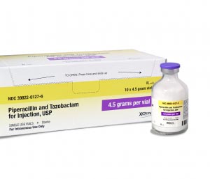 [39822012706] Piperacillin & Tazobactam for Injection, USP (4.5 grams), 50mL, 10/ctn (Rx)