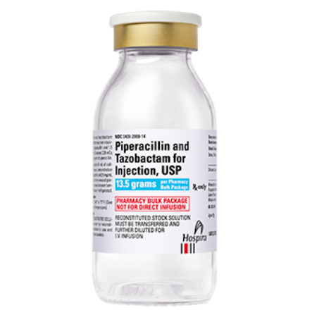 [00409299914] Piperacillin and Trazobactam for Injection, 13.5 g Vial, Pharmacy Bulk Package (Rx)