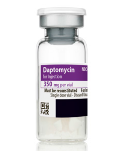 [00409012001] Daptomycin for Injection, 350mg Standard Glass Vial (No Refrigeration Required) (Rx)