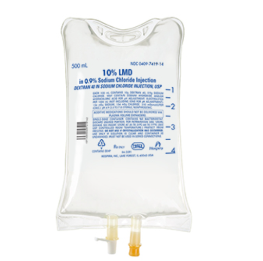 [00409741903] Plasma Volume Expander, 10% Dextran 40, 0.9% Sodium Chloride Injection 500ml, 12/cs (Rx)
