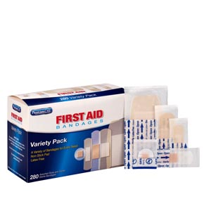 [90347] Sheer & Clear Bandage Variety Pack, Assorted Sizes, 280/bx