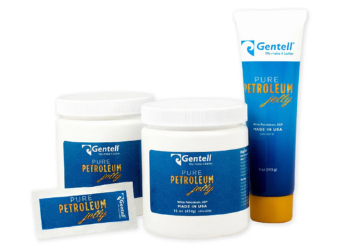 [GEN-23740] Gentell Pure Petroleum Jelly, 4 oz, Tube, White Petrolatum USP, 12/cs