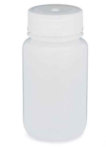 [7020125] Diamond RealSealBottle, Wide Mouth, Round, LDPE w/PP Closure, 125mL, 12/bg