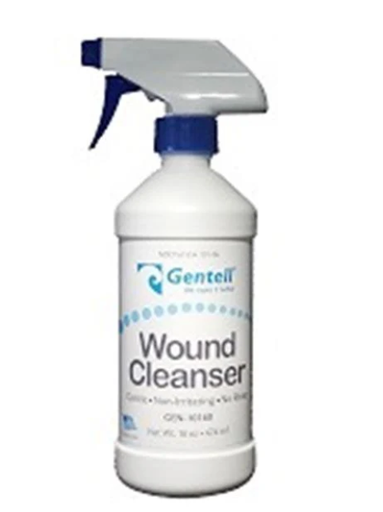 [GEN-10160] Gentell Dermal Wound Cleanser, 16oz, Spray Bottle, 6/cs
