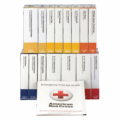 [90581] First Aid Only 25 Person ANSI Class A Unitized First Aid Kit Refill