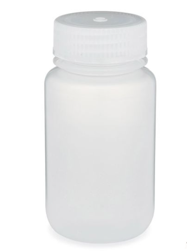 [7000125] Diamond RealSealBottle, Wide Mouth, Round, PP with PP Closure, 125mL, 12/bg