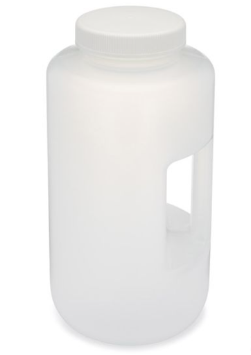 [7154000] Diamond RealSealBottle, Wide Mouth with Handle, Round, PP with PP Closure, 4L