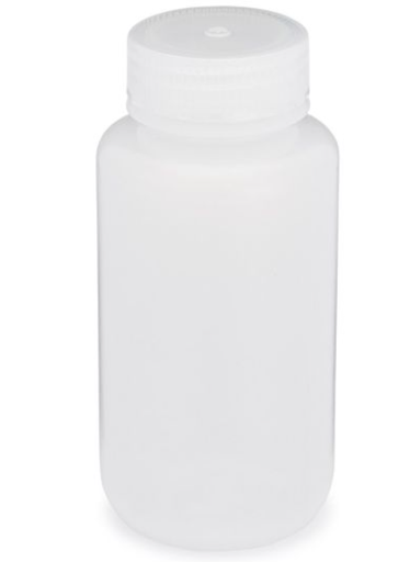 [7020250] Diamond RealSealBottle, Wide Mouth, Round, LDPE with PP Closure, 250mL, 12/bg