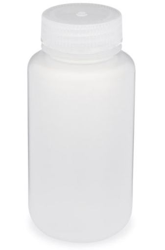 [7000250] Diamond RealSealBottle, Wide Mouth, Round, PP with PP Closure, 250mL, 12/bg