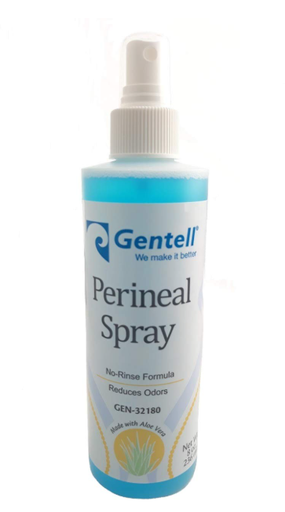 [GEN-32180] Gentell Perineal Spray, 8oz, Bottle, 36/cs