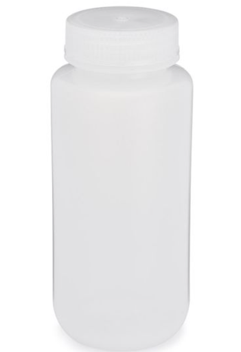 [7020500] Diamond RealSealBottle, Wide Mouth, Round, LDPE with PP Closure, 500mL, 12/bg