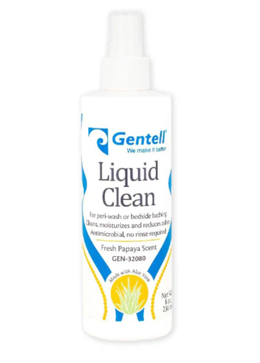 [GEN-32080] Gentell Liquid Clean Skin Cleanser, 8oz, Bottle, 24/cs