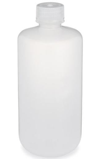 [7050500] Diamond RealSealBottle, Narrow Mouth Boston Round, PP with PP Closure, 500mL, 12/bg