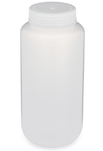 [7001000] Diamond RealSealBottle, Wide Mouth, Round, PP with PP Closure, 1000mL, 6/bg