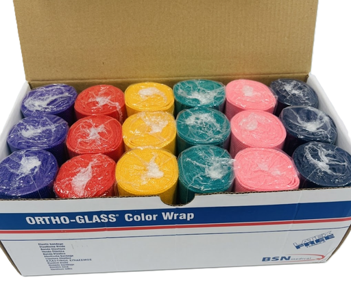[CEB-3] BSN Medical Splint Support Bandage, Non-Adhesive Support, 3" x 5 yd, Assorted Colors, 18/bx