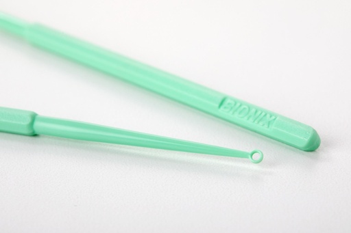 [1222] Bionix, LLC Ear Curette, MicoLoop®, 3mm, Green, 50/bx