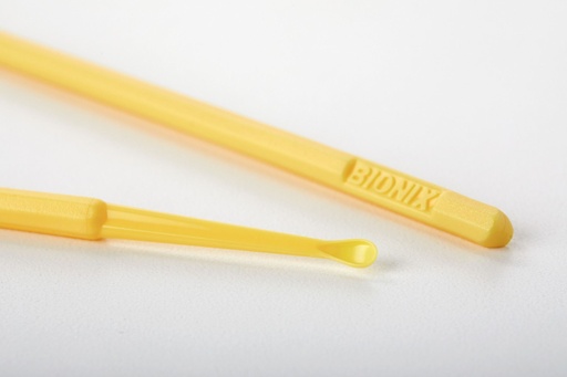 [6333] Bionix, LLC Ear Curette, CeraSpoon®, 4mm, Yellow, 50/bx