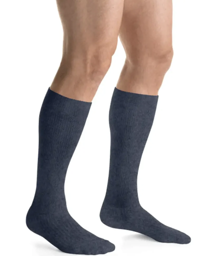 [7515512] BSN Medical/Jobst ActiveWear Knee High, 20-30 mmHg Knee, Denim Blue, Lg, Full Calf