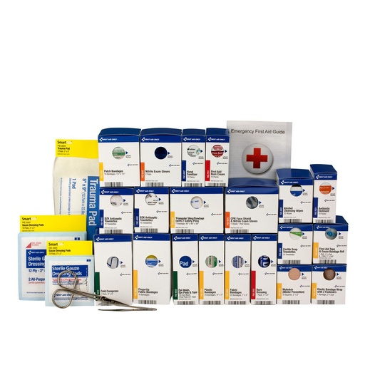 [90827] First Aid Only SmartCompliance 50 Person Large ANSI Class A+ First Aid Cabinet Refill Pack