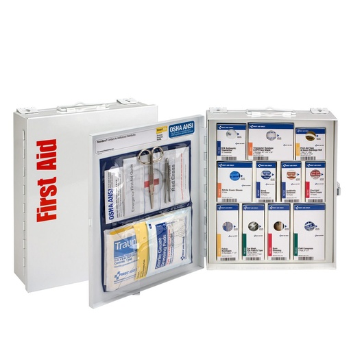 [90578] First Aid Only SmartCompliance 25 Person Class A Medium Metal First Aid Cabinet