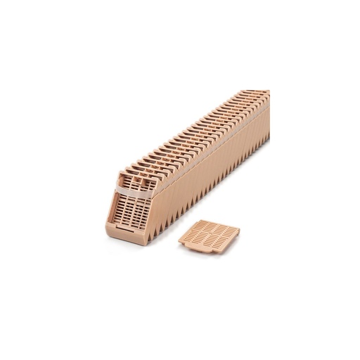 [M482-8LI] Histosette® II, Lid Only Cassettes for Label Machine, Tissue, Tan, (base sold separately)