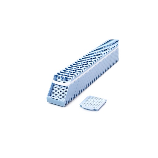 [M483-6LI] Histosette® II, Lid Only Cassettes for Label Machine, Biopsy, Blue, (base sold separately)