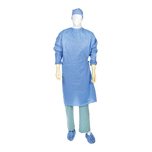 [9541] Gown, Surgical, Fabric-Reinforced, Sterile-Back, X-Large, 20/cs