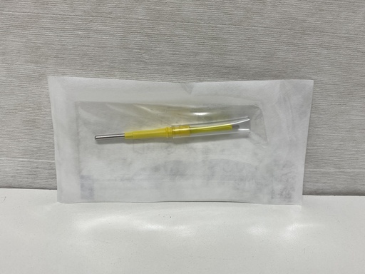 [138104] Conmed Stainless Steel Disposable Flat Blade Electrode with Extended Insulation and Hex Hub, 40/Case