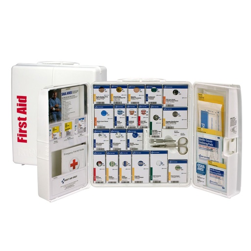 [90580] First Aid Only SmartCompliance 50 Person Class A+ Large Plastic First Aid Cabinet