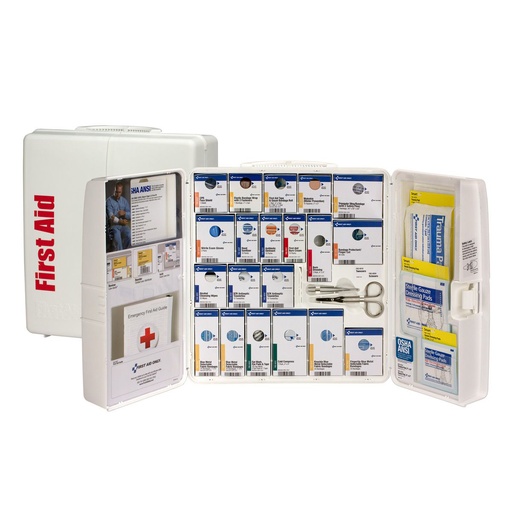 [90660] First Aid Only SmartCompliance 50 Person Large Plastic First Aid Food Service Cabinet