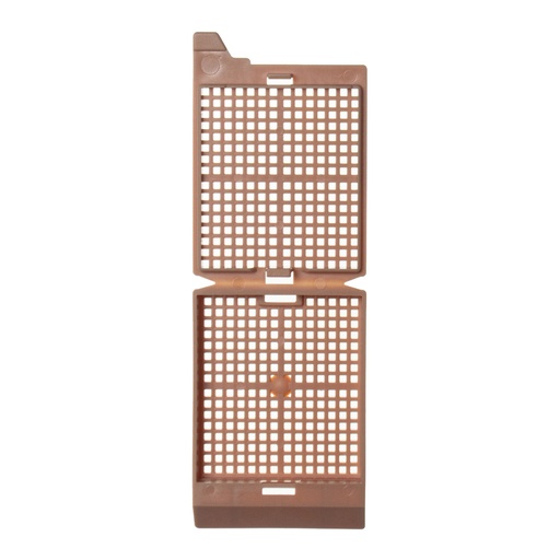 [M526-8T] Unisette Biopsy Cassette, Quickload 45° Angle Stack (Taped), Biopsy, Tan, Bulk, 1000/cs
