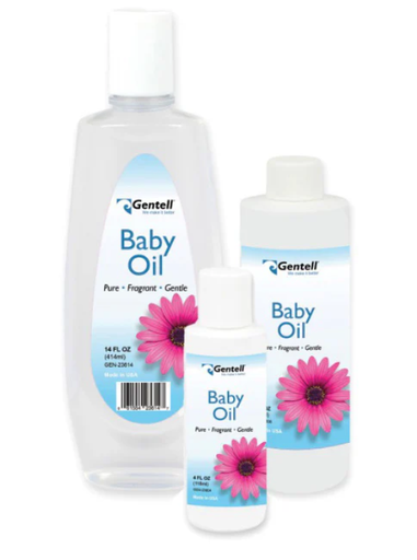 [GEN-23604] Gentell Baby Oil, 4 oz, 96/cs