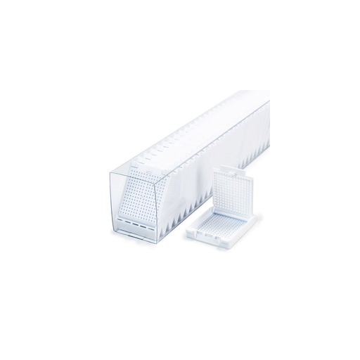 [M510-2SL] Slimsette Biopsy Cassettes in Quickload Sleeves, White, 75/sleeve, 10 sleeve/cs