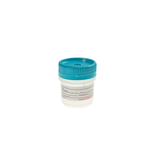 [C566-90CYS] Simport Scientific Urine Container, 90mL, Tamper Evident, Sterile, 400/cs