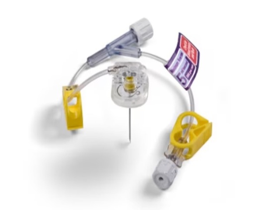[0132210] BD, PowerLoc Max Infusion Set w/Y-Injection Site, 22G x 1"