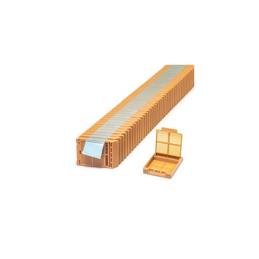 [M407-8T] Micromesh Quickload Cassette Stacks for Robotic Feed Printer, Biopsy, Tan