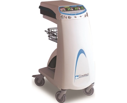 [60-8005-SYS] ConMed System 5000 120 V Electrosurgical Unit Standard System with English Front Panel/Mobile Pedestal/Monopolar & Bipolar Footswitch
