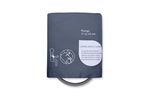 [10334] Reusable NIBP Cuff, Adult, Large Long Single Hose, 31 - 53cm, OEM: CU-US4560HP, 0683-15-0007-01, 989803147901, M4558B, 989803150451, M4558B5