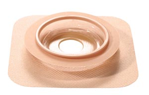 [421039] Durahesive Skin Barrier with Mold-to-Fit Opening, Hydrocolloid Tape Collar, 2 1/4" Accordion Flange, 1/2" - 7/8" Stoma Opening, Tan, 10/bx