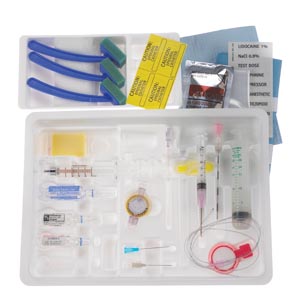 [332209] Continuous Epidural Tray, 18G x 3½" Tuohy-Schliff Epidural Needle, 20G Closed Tip Catheter & 5cc Luer Slip Glass LOR Syringe, 10/cs